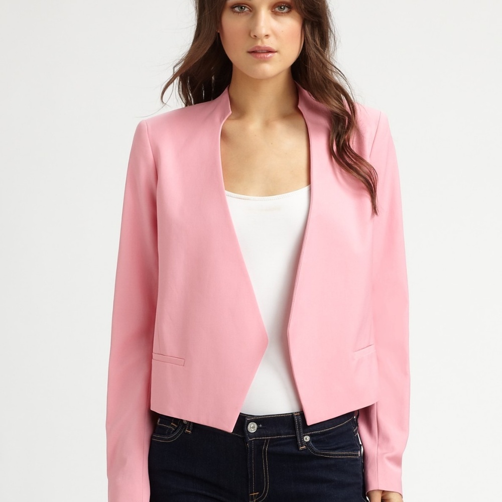 Theory Viviette Rose Pink Blazer